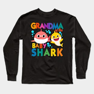 Grandma of the baby shark Long Sleeve T-Shirt